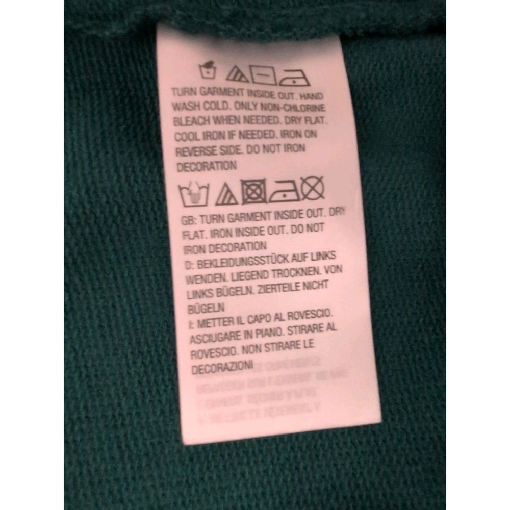 Quacker Factory Zip Up Jacket Sequins Teal Size Large - Picture 6 of 7